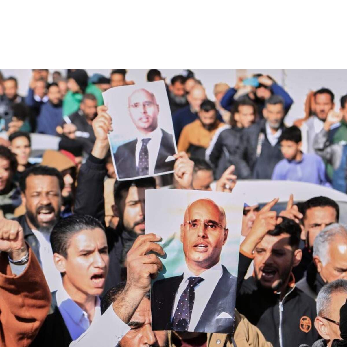 Thousands Attend Burial of Gaddafi’s Slain son