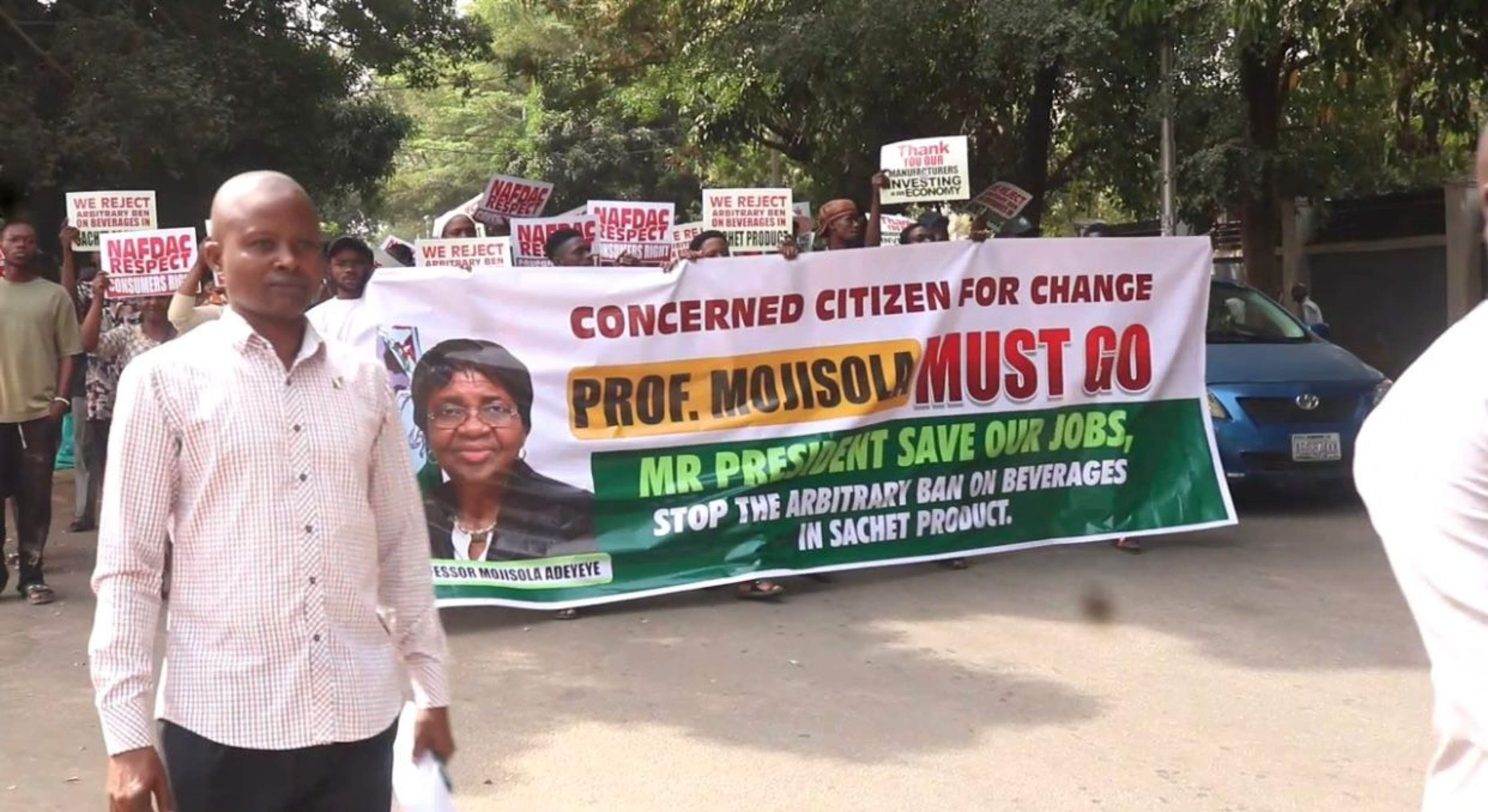 Protest at NAFDAC Headquarters as Group Demands Sack of DG