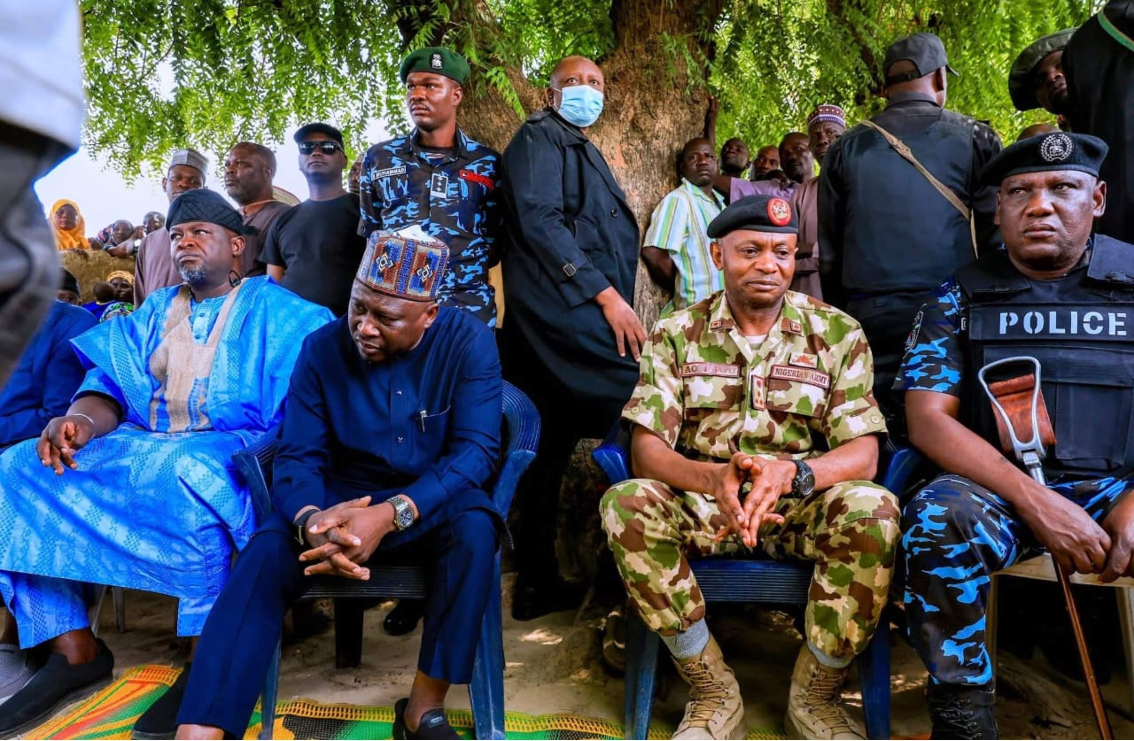 Fintiri Visits Kirchinga Community After Boko Haram Attack