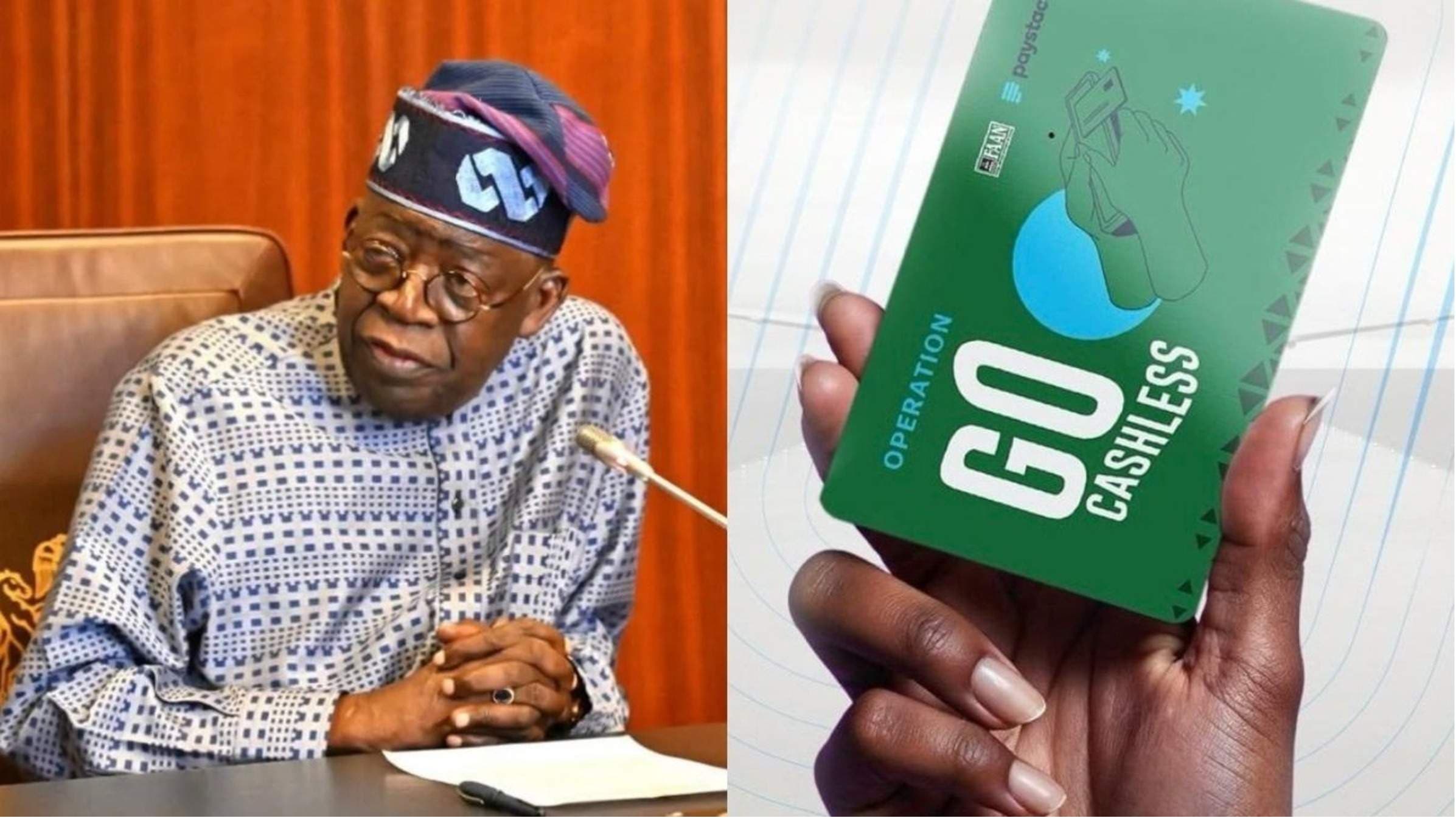 Tinubu Suspends Cashless Policy at Nigeria's Airport