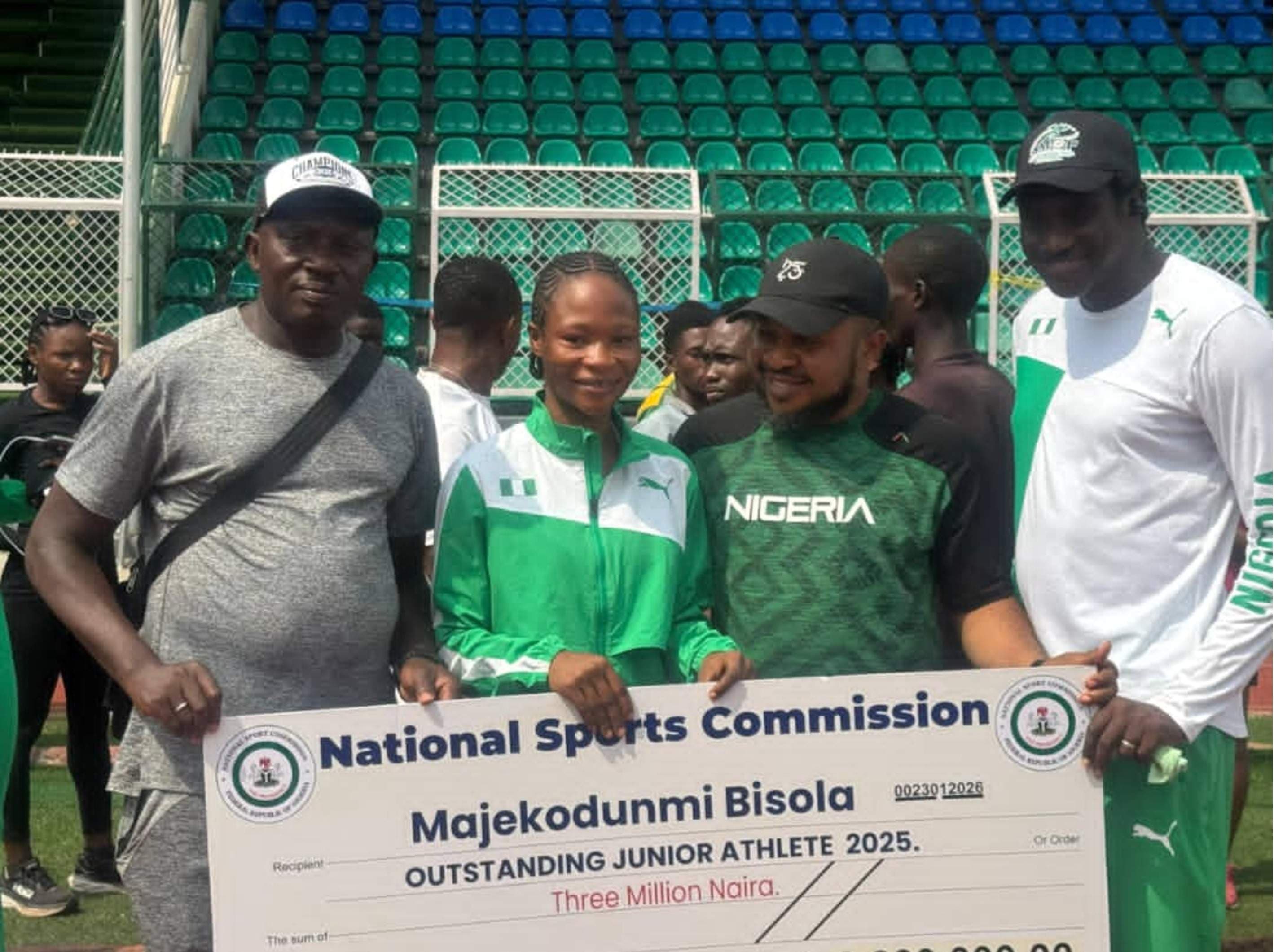 NSC Rewards Majekodunmi Afusat Bisola with ₦3 Million