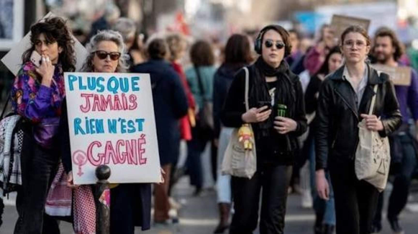 Far-right Activists Rally in Paris on Women's Day