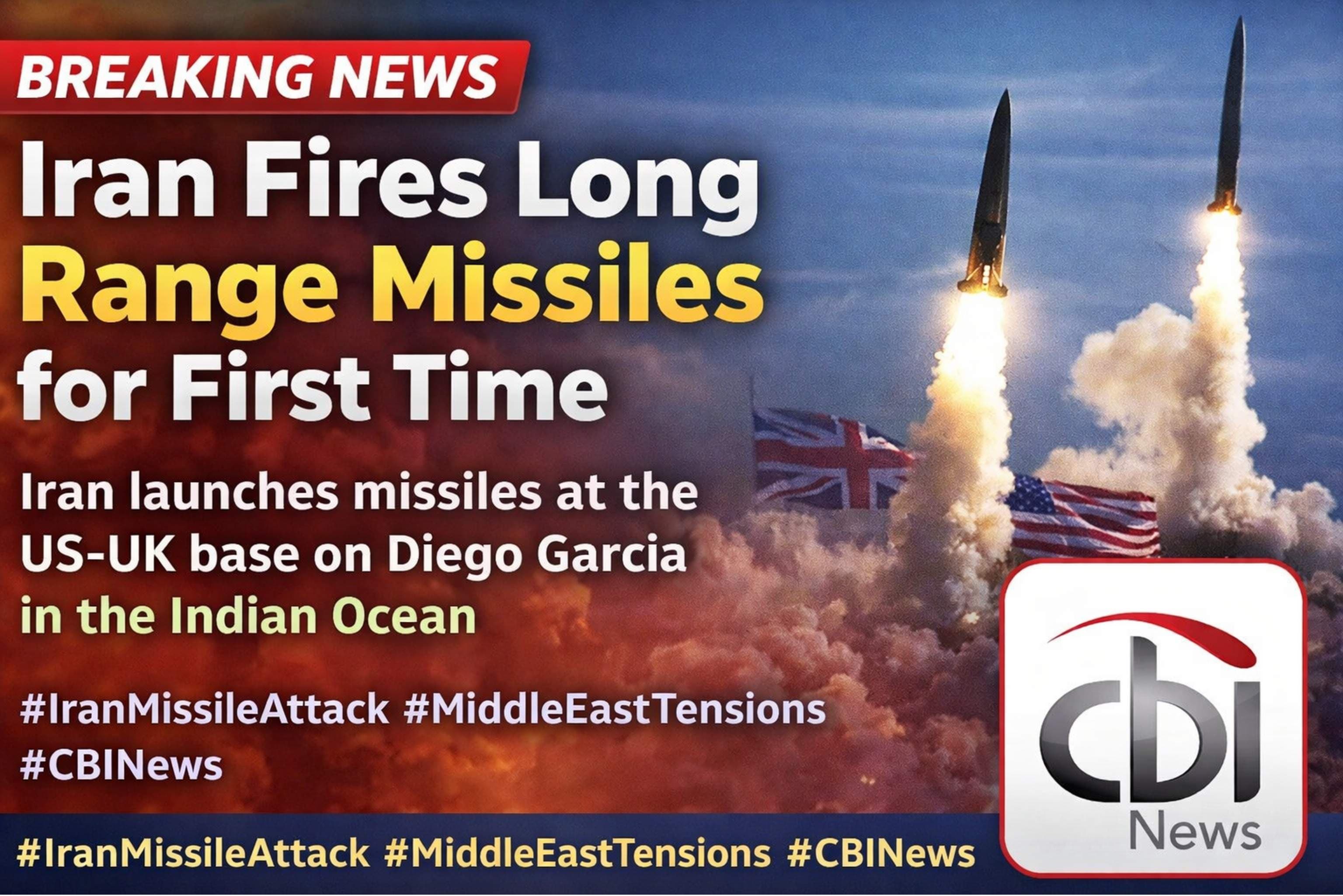 Iran Fires Long Range Missiles for First Time