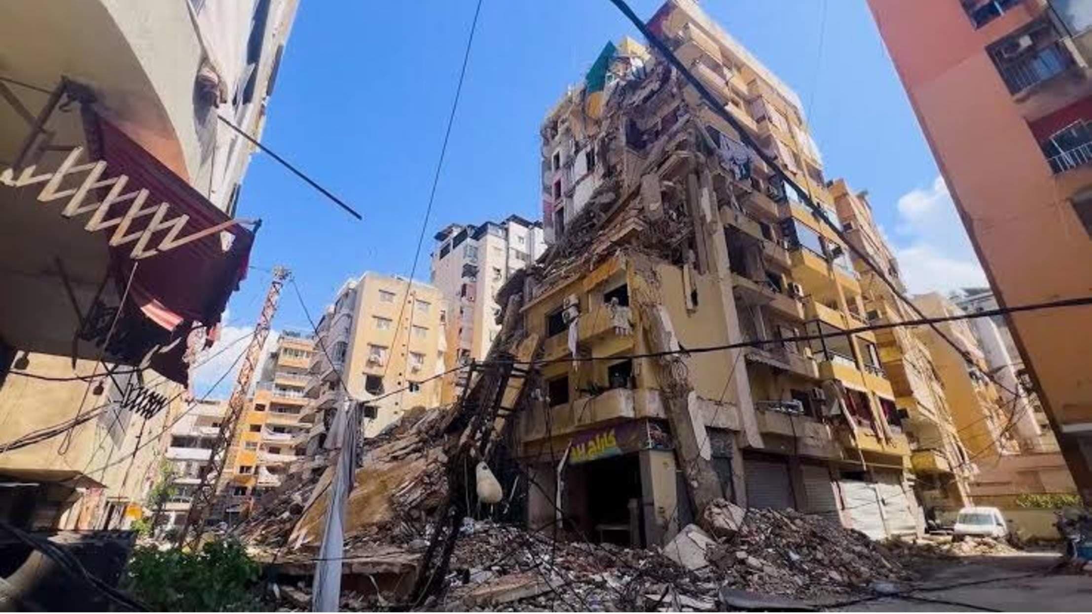 Southern Suburbs Flattened After Israel Strike on Hezbollah Stronghold