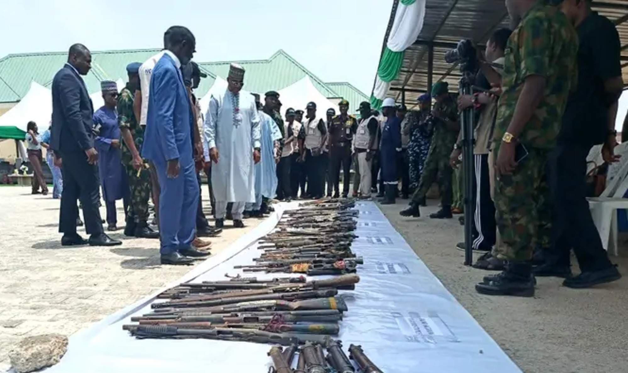 Nigeria Destroys 2,800 Illicit Firearms in Abuja Exercise