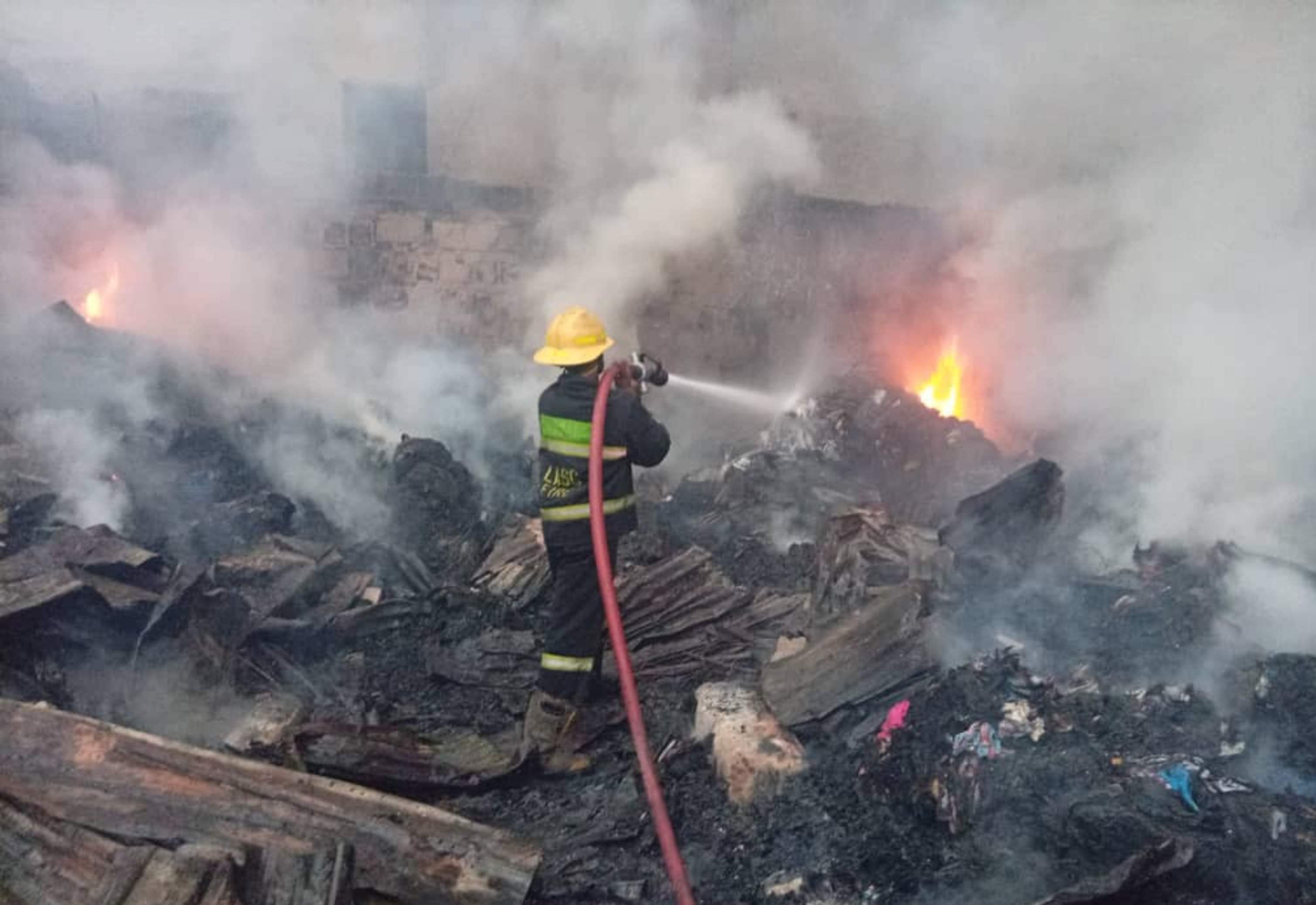 Lagos Fire Service Contains Two Overnight Blazes Without Casualties