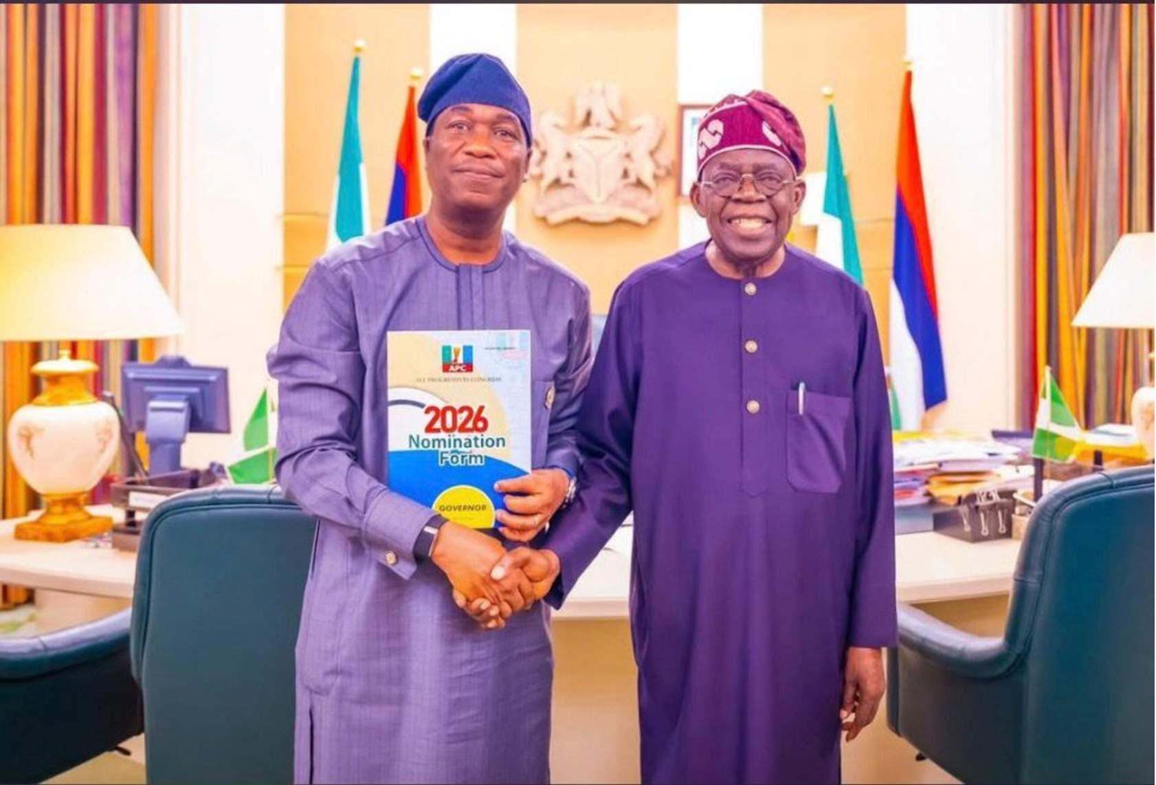 Tinubu Endorses Hamzat for Lagos Governorship