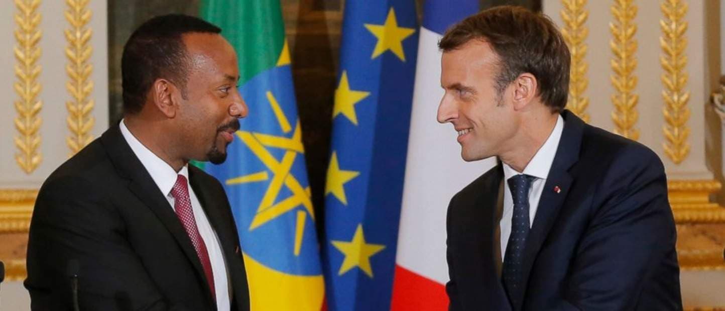 Macron Arrives in Ethiopia for High-Level African Union Talks with UN, AU Leaders
