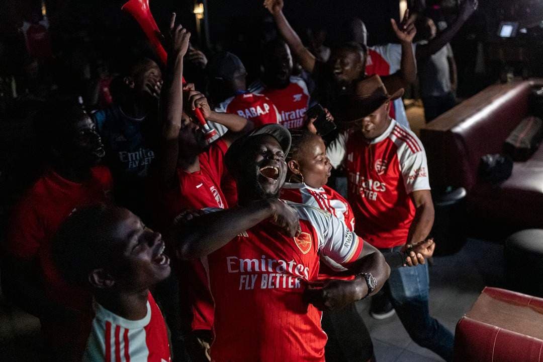 Arsenal Kenya Fans Celebrate end to 22-Year Title Wait (Video)