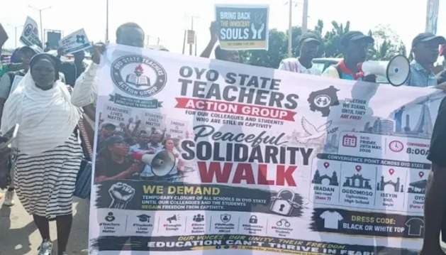 Oyo Teachers Begin Indefinite Strike Over Abducted Pupils