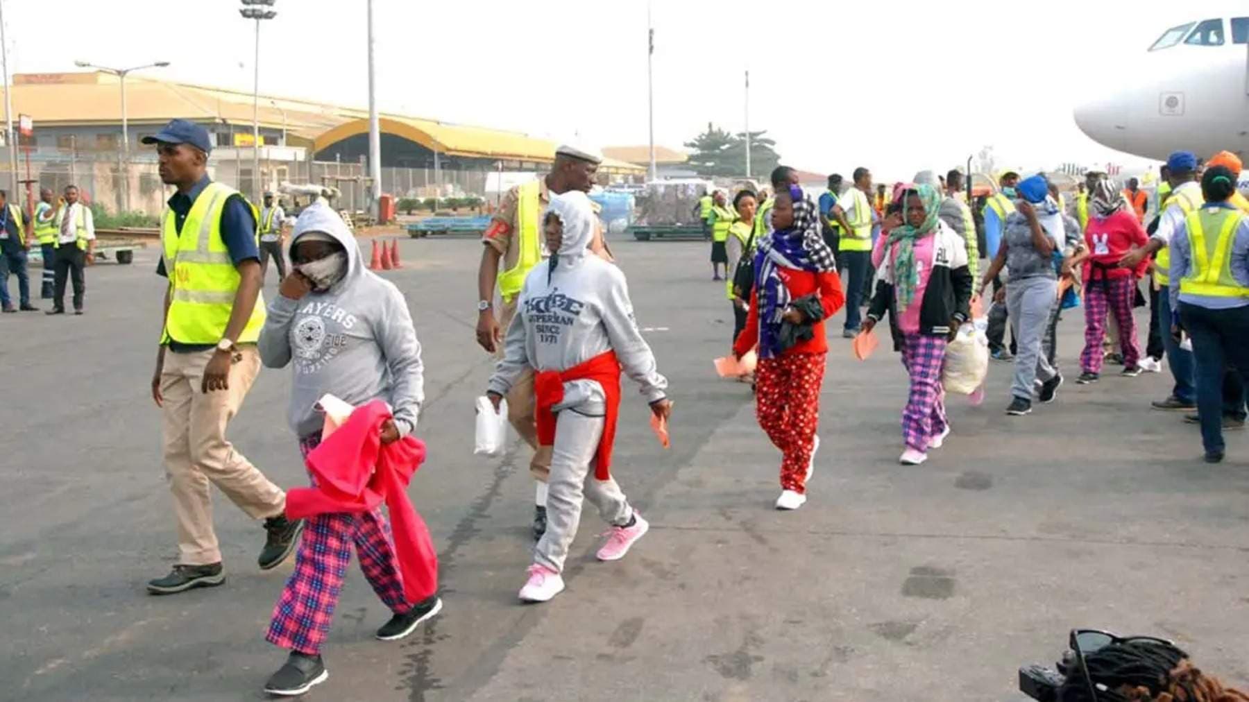 Logistics Delay First Flight for Nigerians in South Africa
