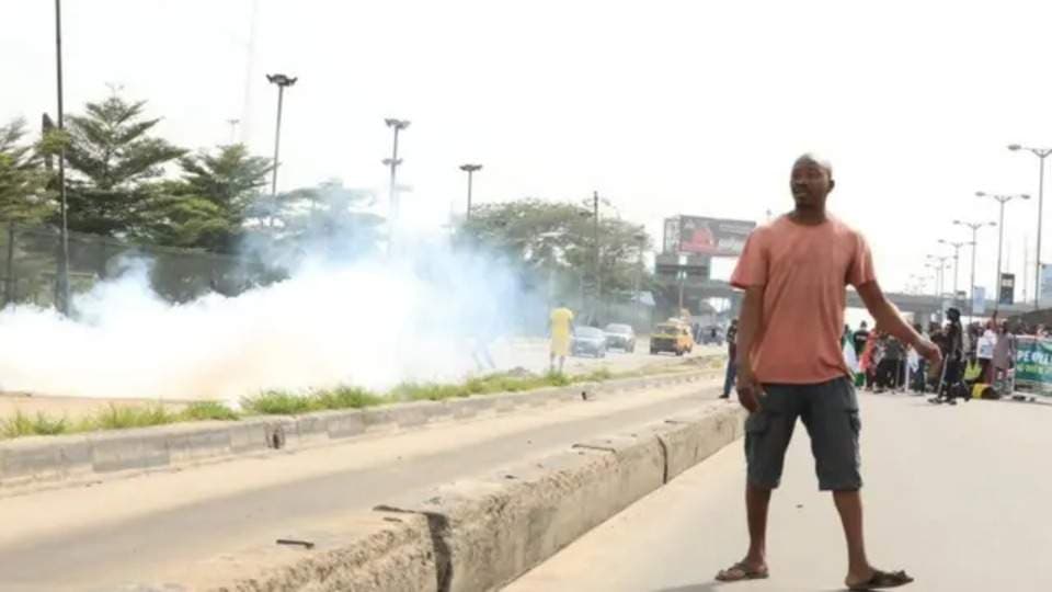 June 12 Unrest: Police Tear Gas Abuja Crowd