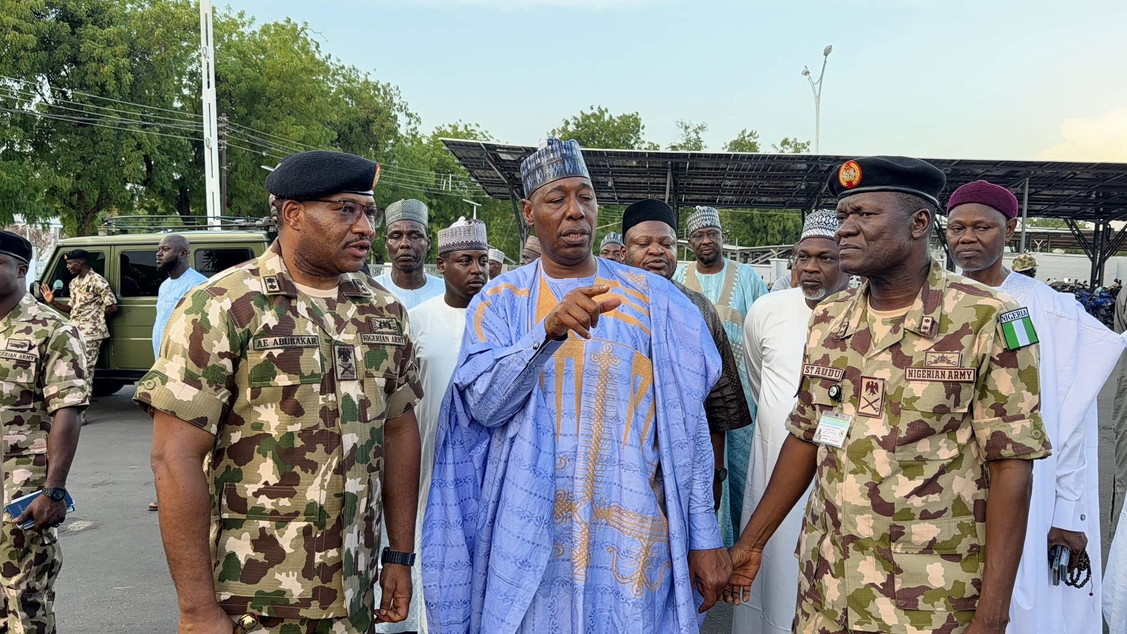 Zulum Donates MRAPs, Moves to Close IDP Camp