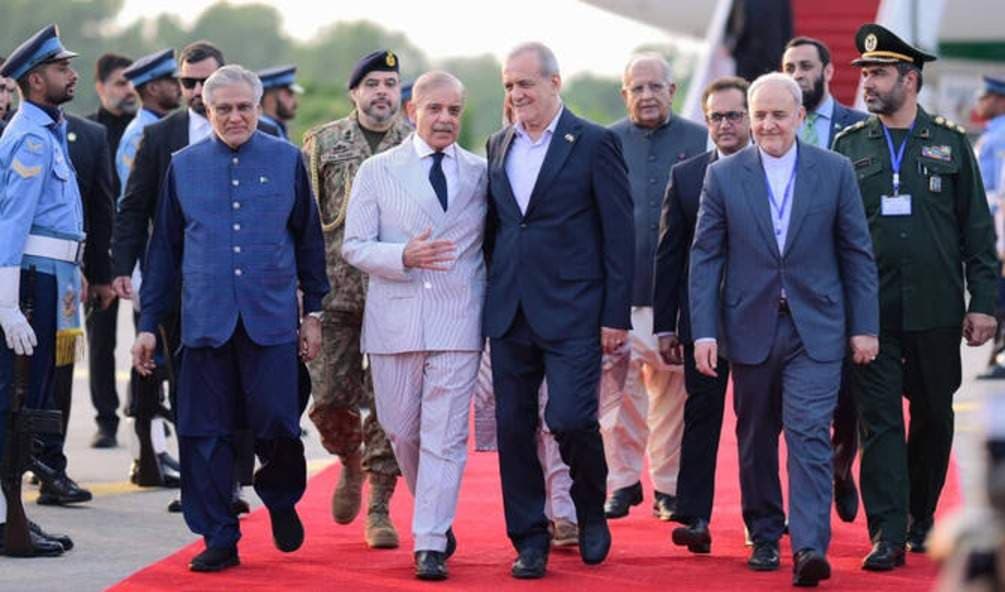 Iran President Pezeshkian Lands in Pakistan Amid US Tension