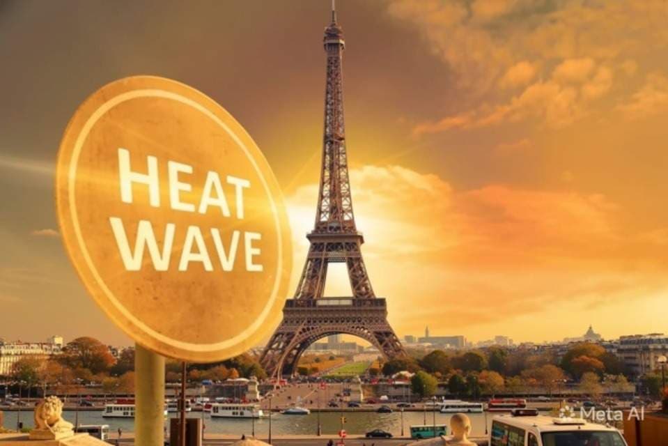 France: 44.3°C Heatwave Leaves 68,000 Without Power