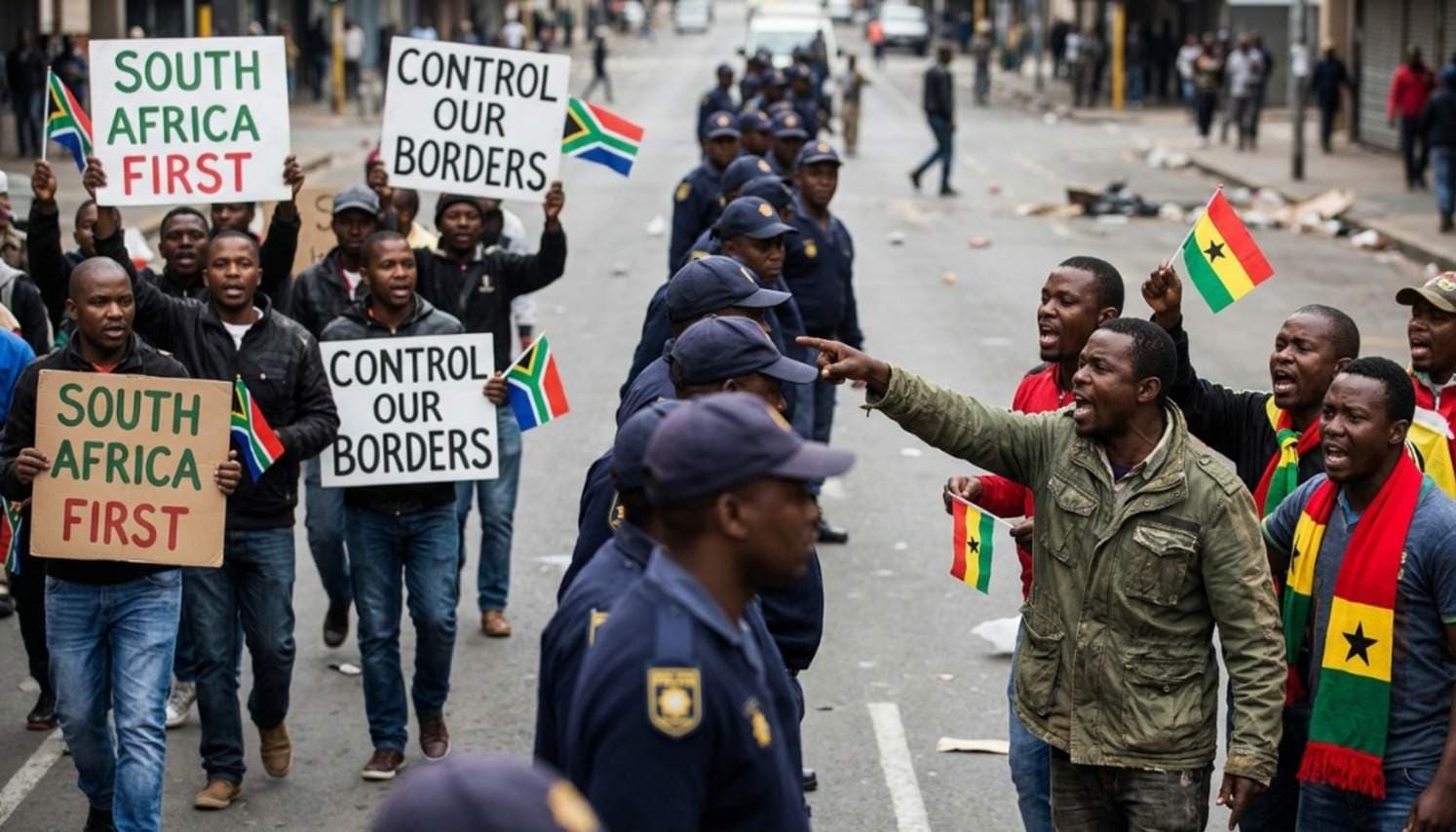 SA, Ghana Clash Over Cape Town Death Claim