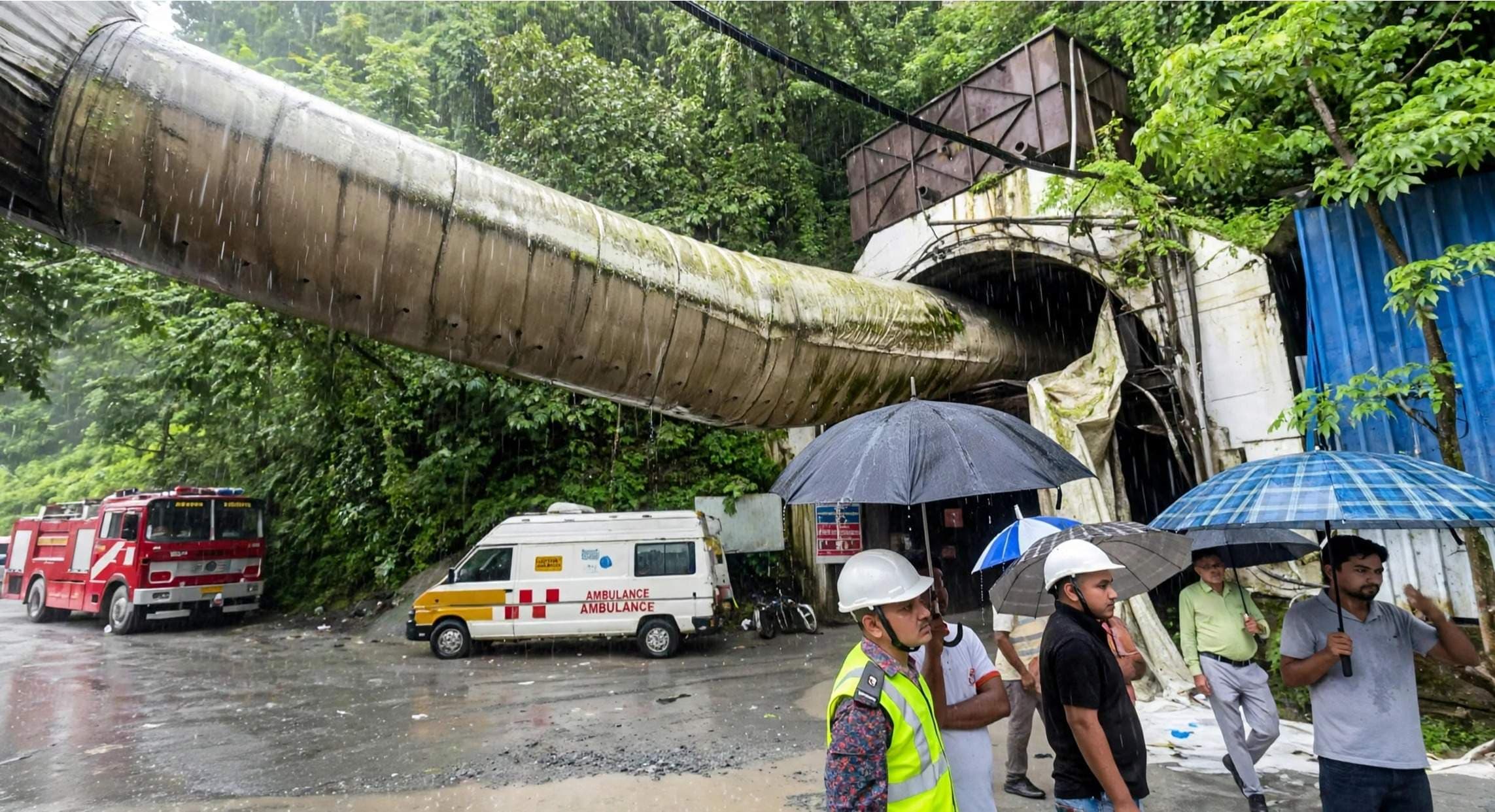 Methane Blast Triggers Sikkim Tunnel Collapse — 12 Confirmed Dead