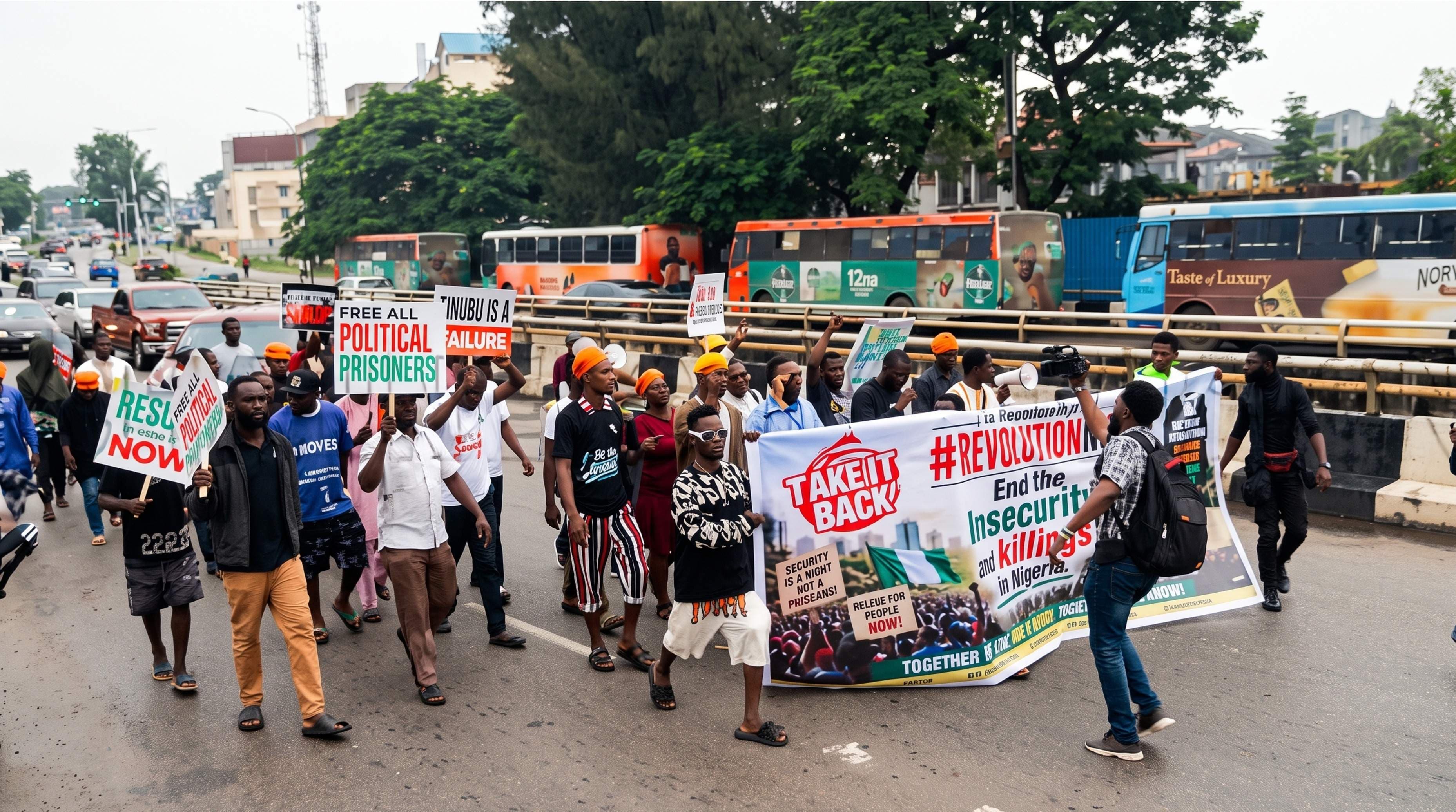 Anti-Tinubu Protest Turns Violent in Lagos