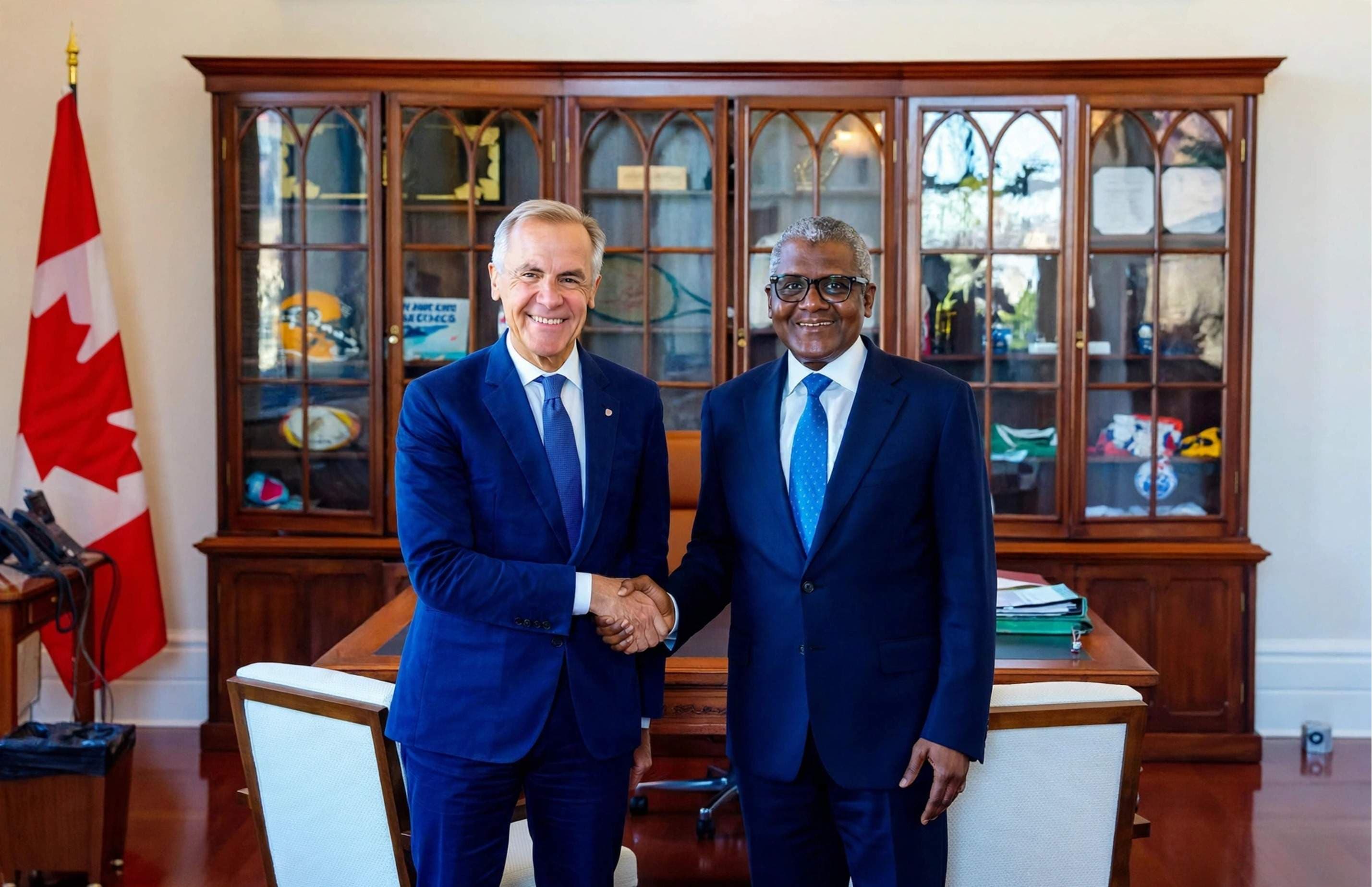 Big Moves: Dangote, Canada PM Carney Talk Billions in new Deal