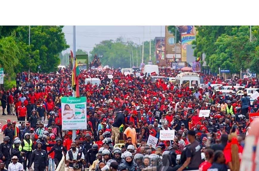 NPP Stages Accra Protest Over Democracy Fears
