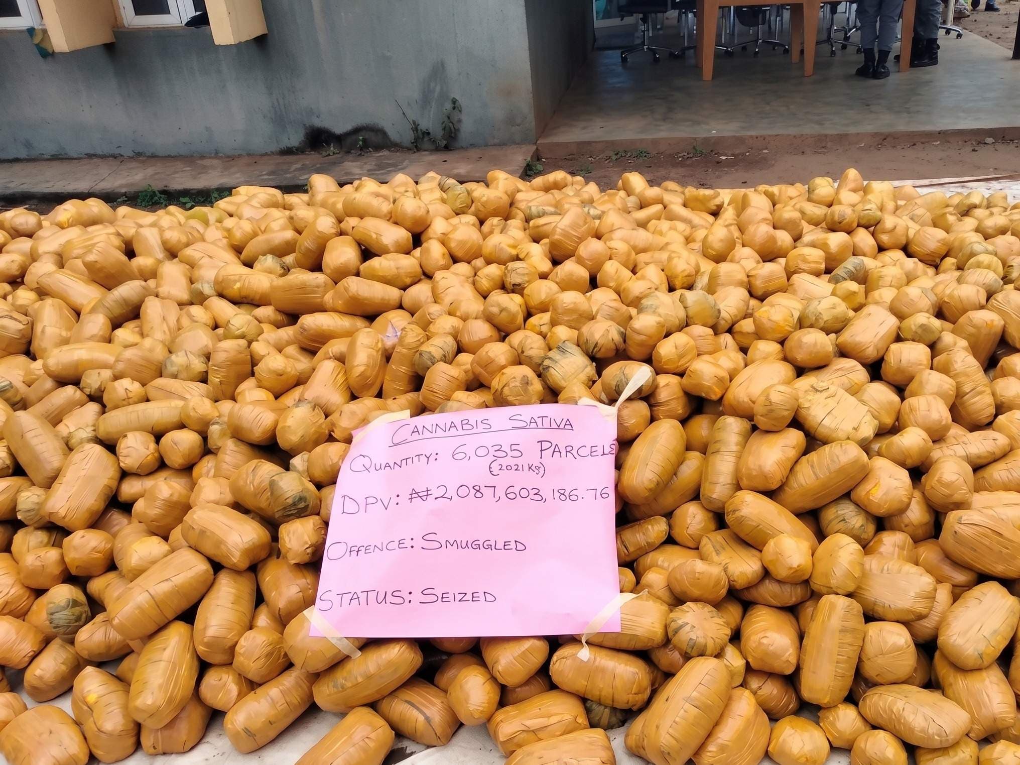 Customs Seizes N2bn Cannabis Haul in Ogun