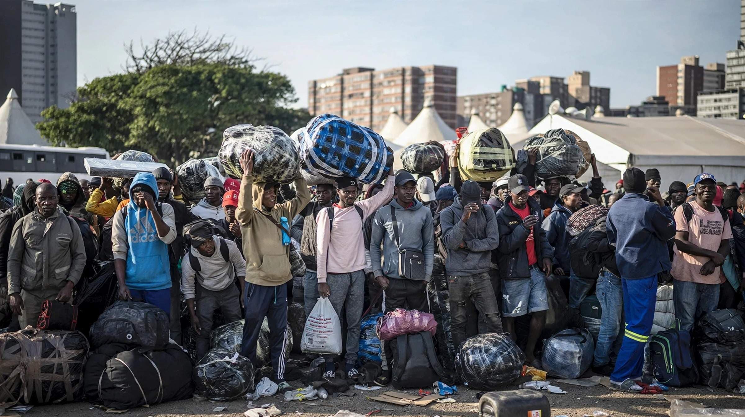South Africa Migration Crisis Deepens as 176,000 Flee Anti-Migrant Unrest
