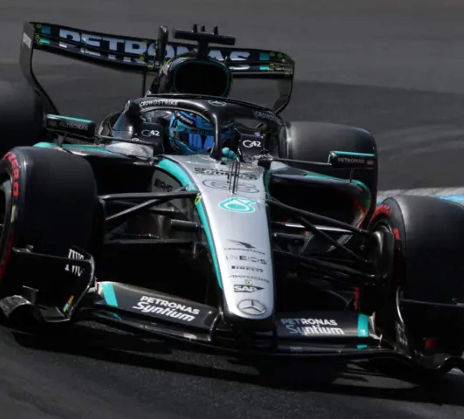 Russell Leads Final Monza Practice as Mercedes Play Slipstream Tactics