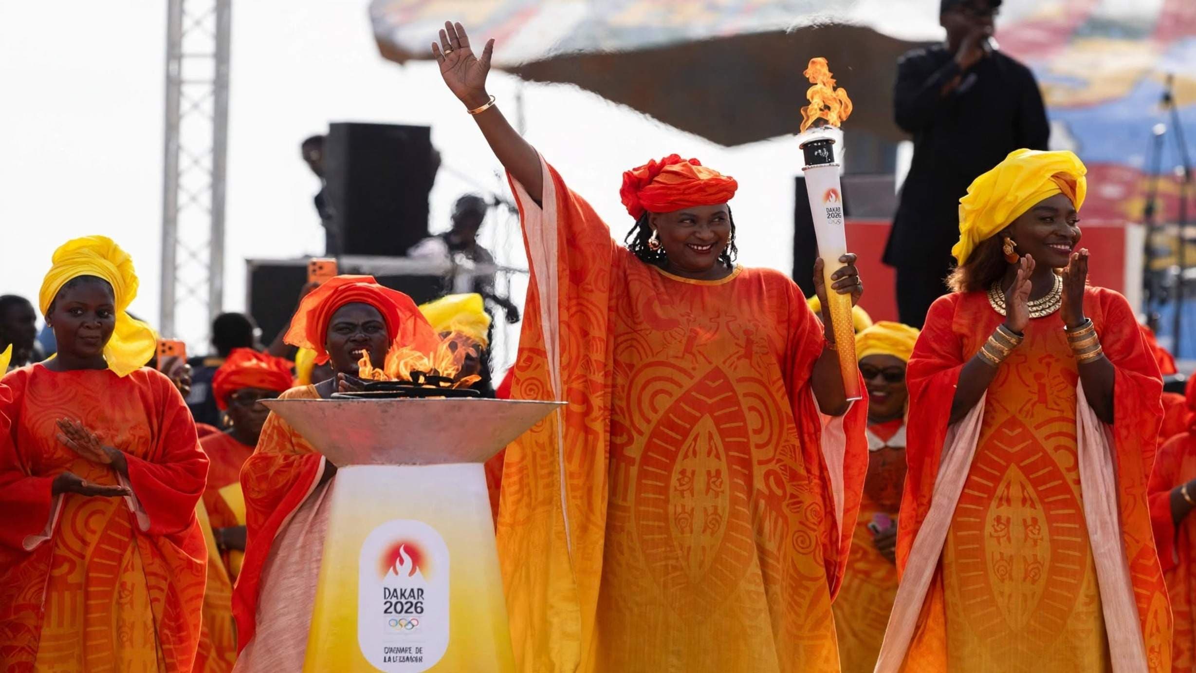 Olympic Flame Arrives in Dakar Ahead of Youth Olympic Games
