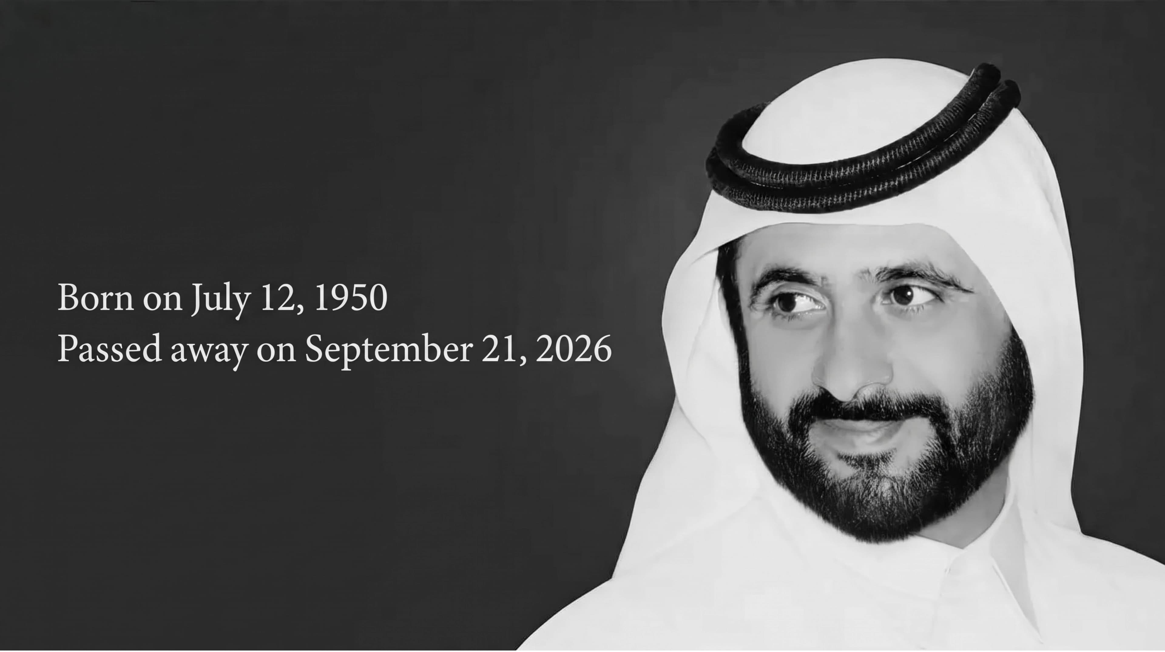 Dubai Declares 10-Day Mourning as Sheikh Ahmed bin Rashid Dies at 76