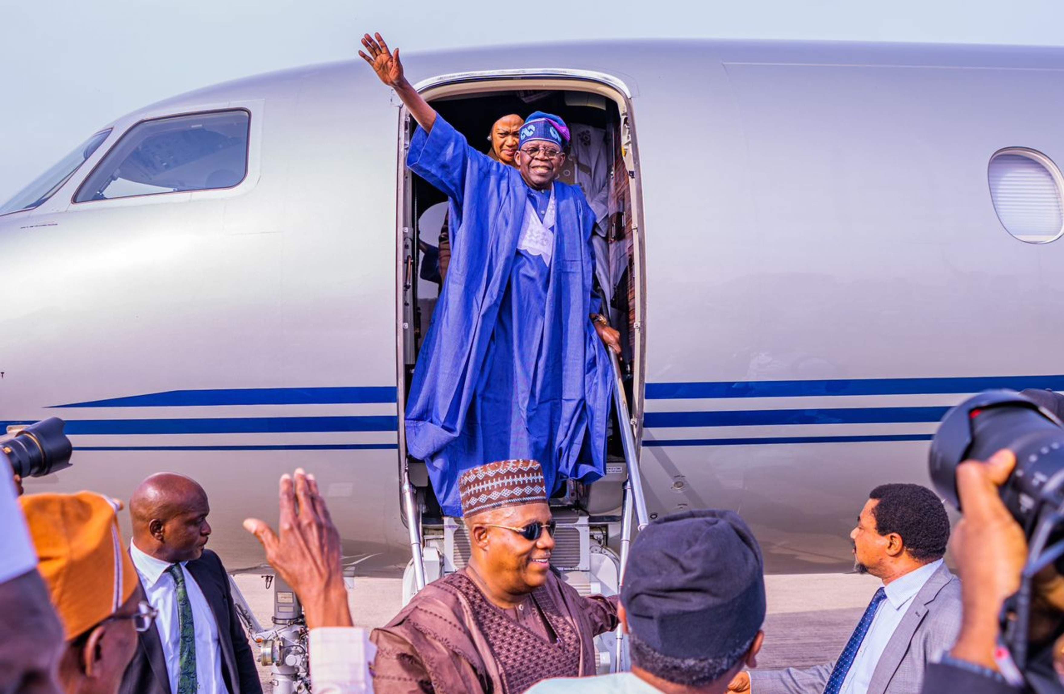 Tinubu Back in Lagos After 4-Week Europe Working Holiday